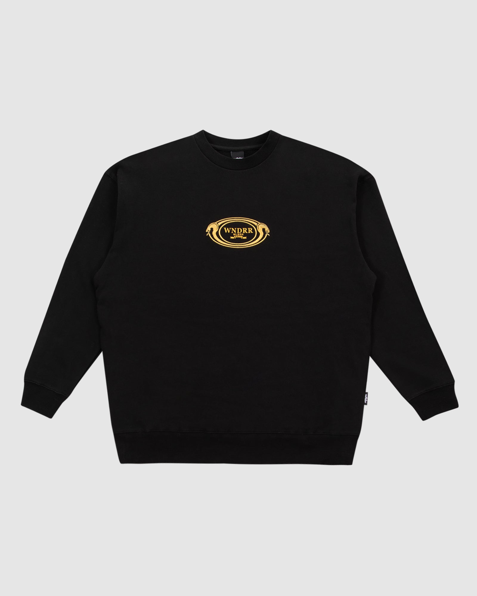 TAHU CREW SWEAT - BLACK