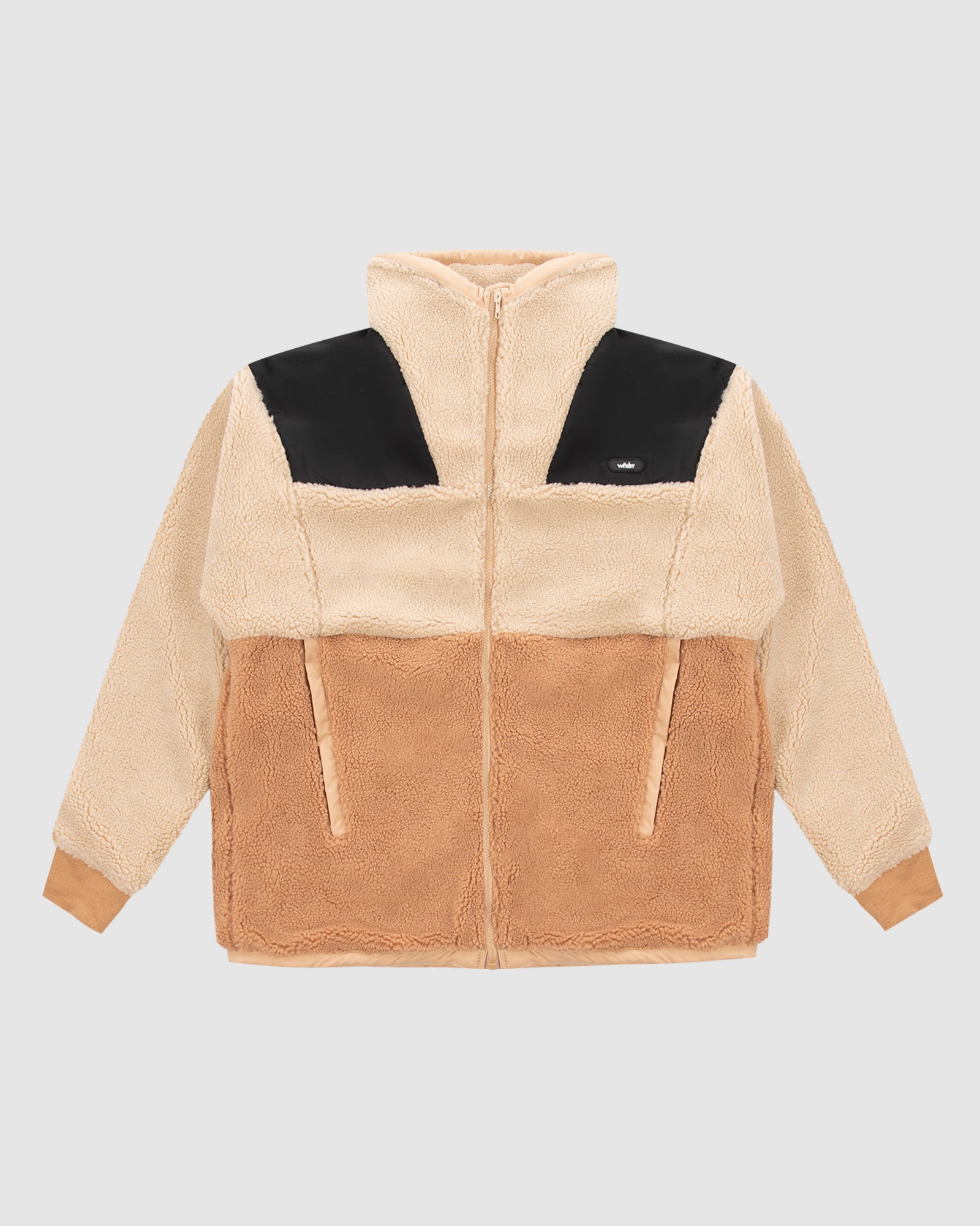 TASMAN SHERPA JACKET - TAN/BLACK