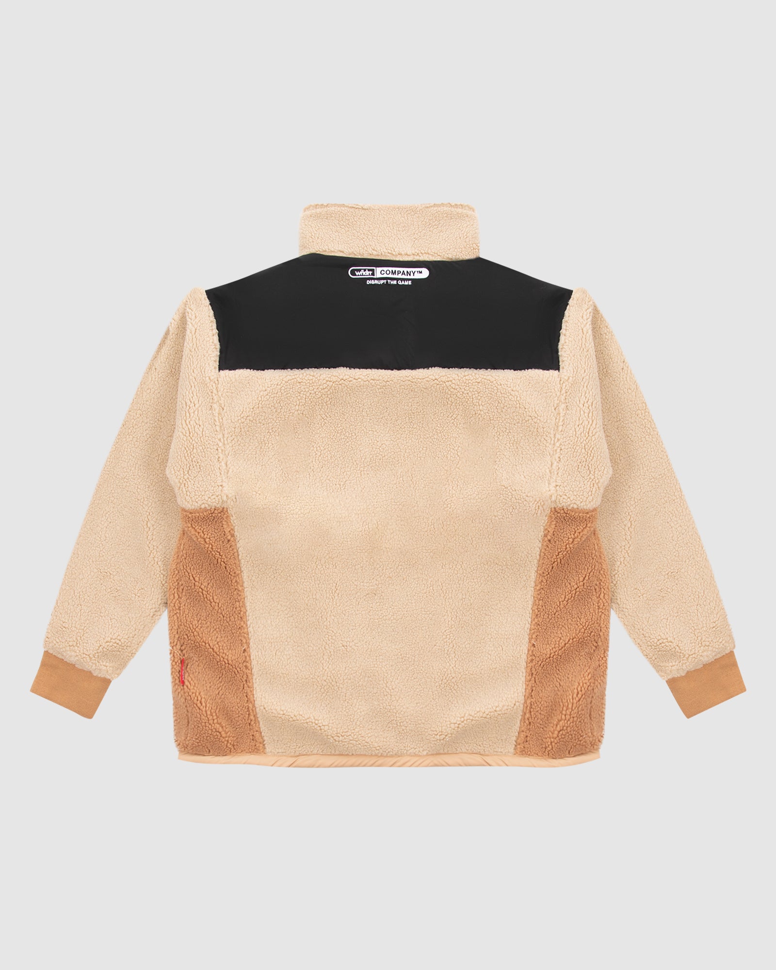 TASMAN SHERPA JACKET - TAN/BLACK