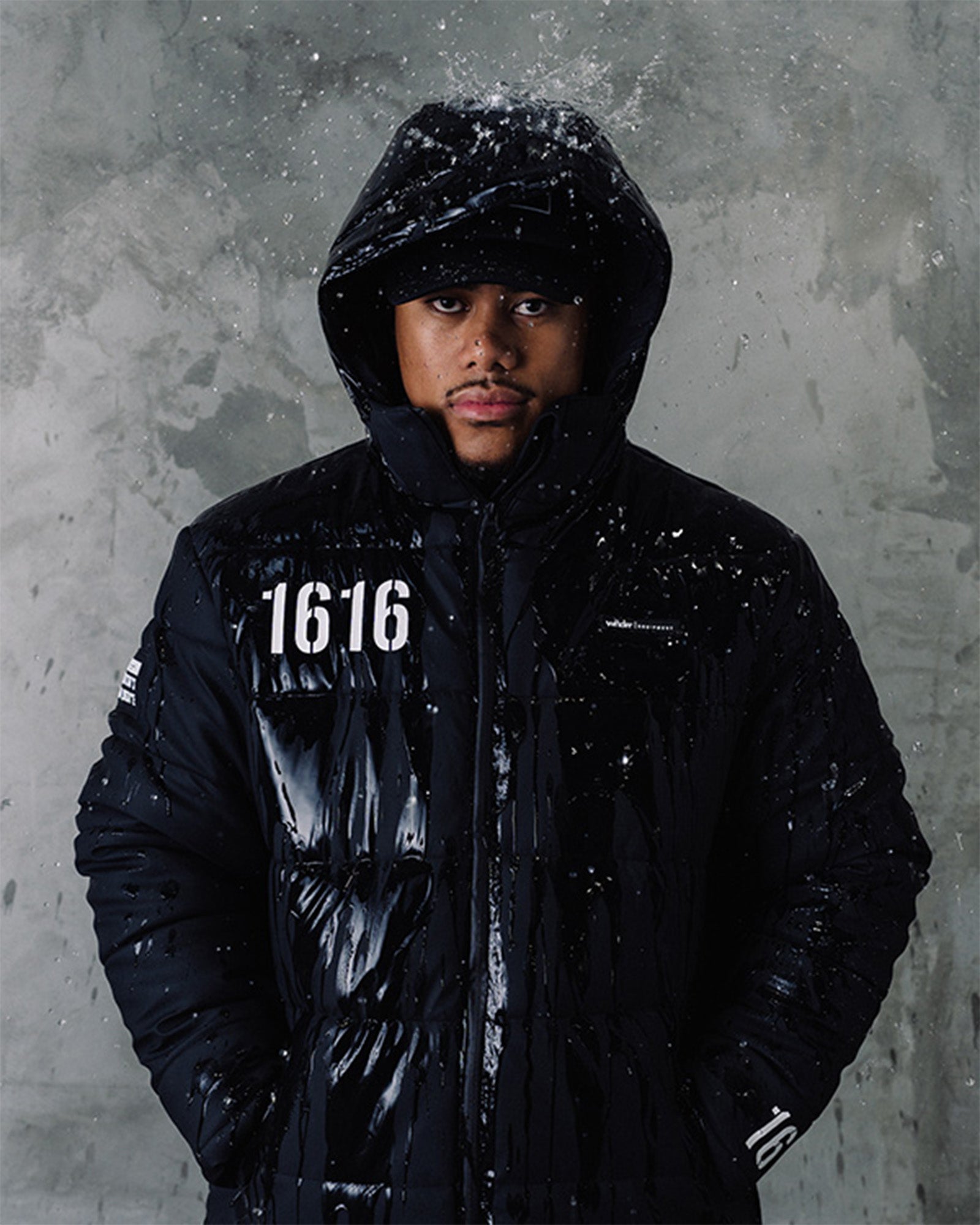 COUNT IT PUFFER JACKET - BLACK